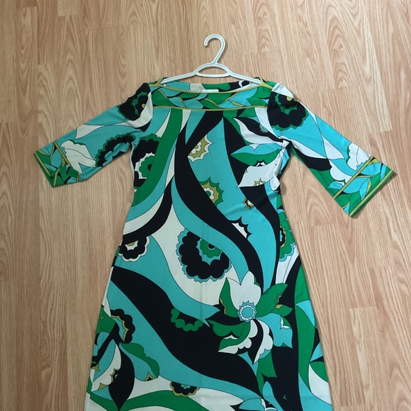 Donna. Organ Abstract Jersey Knit Dress - Picture 6 of 6